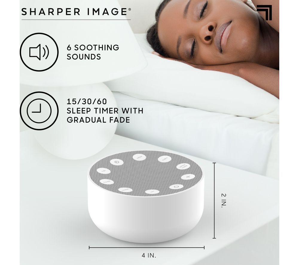 SHARPER IMAGE Sleep Therapy Sound Soother - White image number 5 of 9