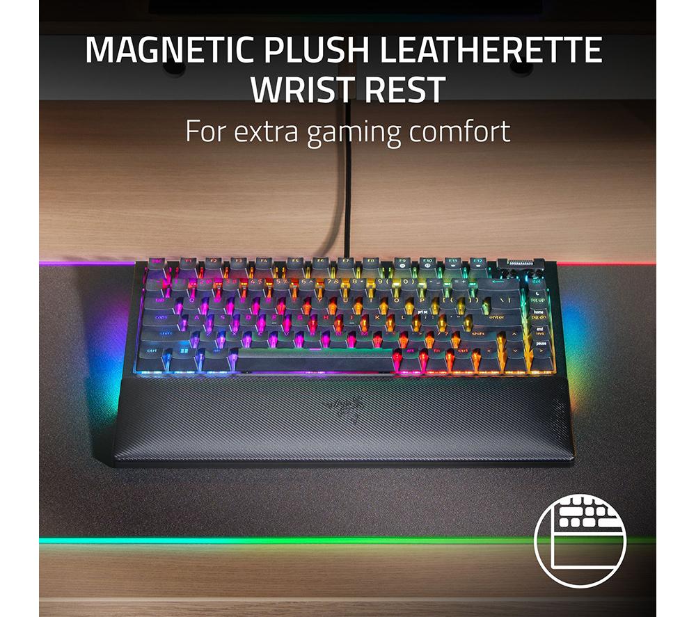 RAZER BlackWidow V4 Pro 75% Mechanical Gaming Keyboard - Black, US Layout image number 7 of 11