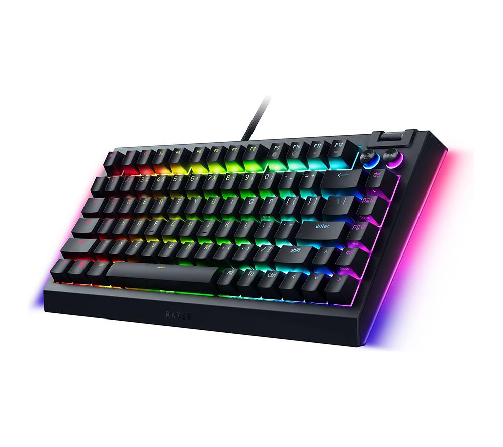 RAZER BlackWidow V4 Pro 75% Mechanical Gaming Keyboard - Black, US Layout image number 9 of 11