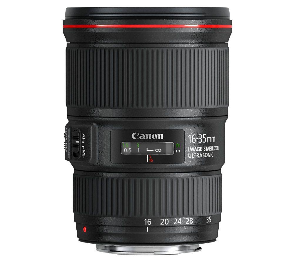 Canon Ef 16-35 Mm F/4L Usm Is Wide-Angle Zoom Lens, Black
