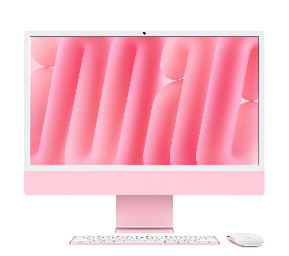 APPLE iMac 4.5K 24" (2024) - M4, 512 GB SSD, Pink