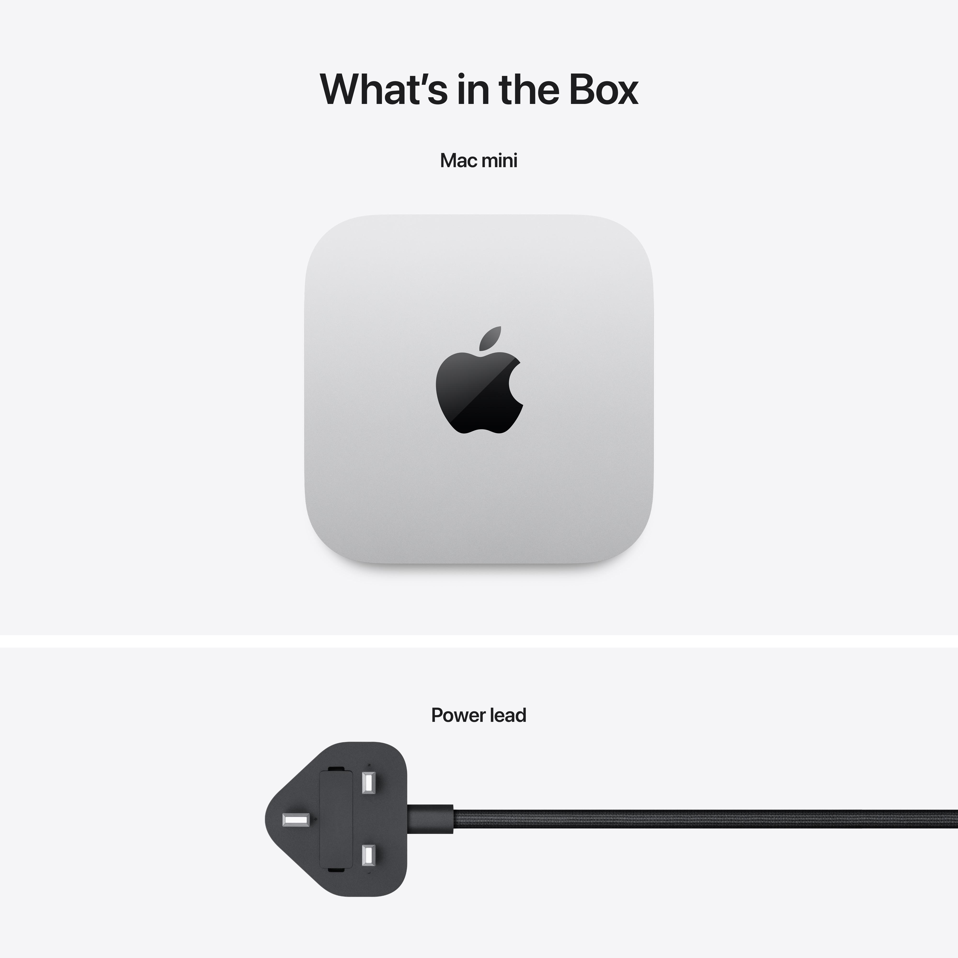 APPLE Mac mini (2024) - M4, 512 GB SSD, RAM 16 GB, Silver image number 8 of 8