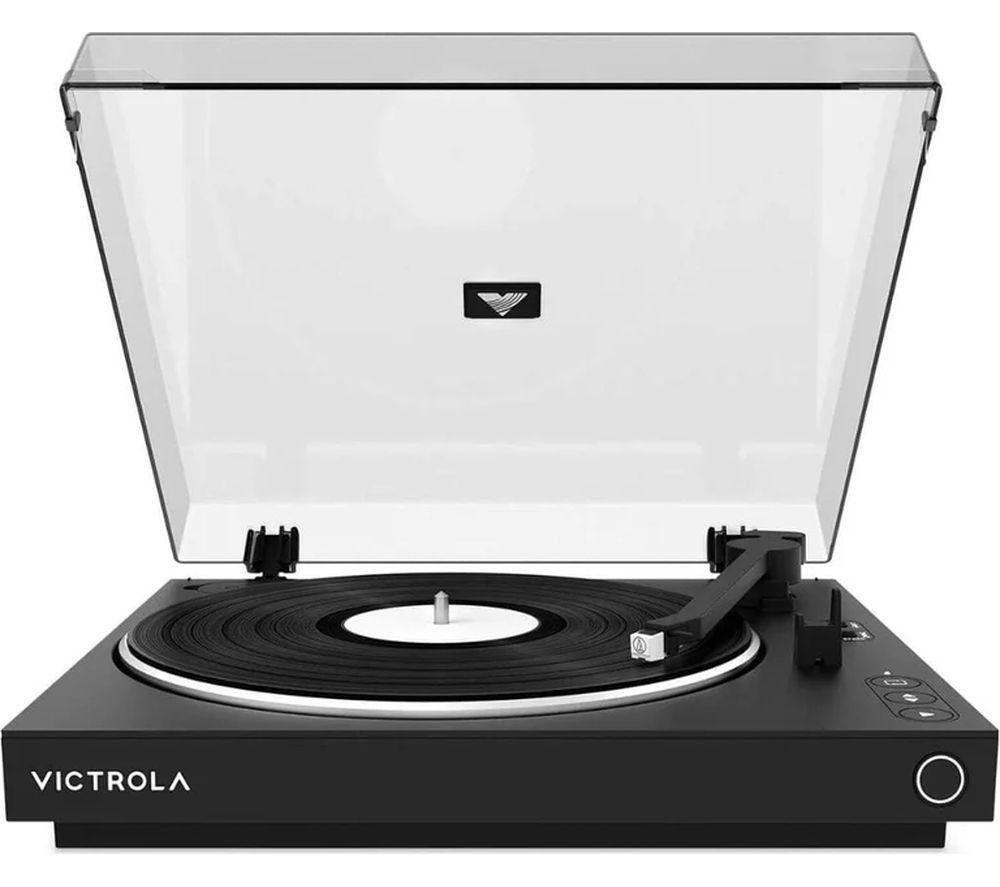 VICTROLA Automatic VPT-800 Belt Drive Bluetooth Turntable - Black image number 2 of 10