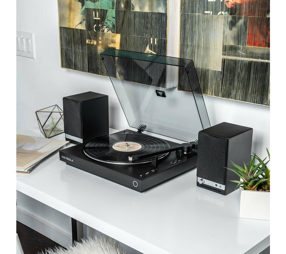 VICTROLA Automatic VPT-800 Belt Drive Bluetooth Turntable - Black image number 8 of 10