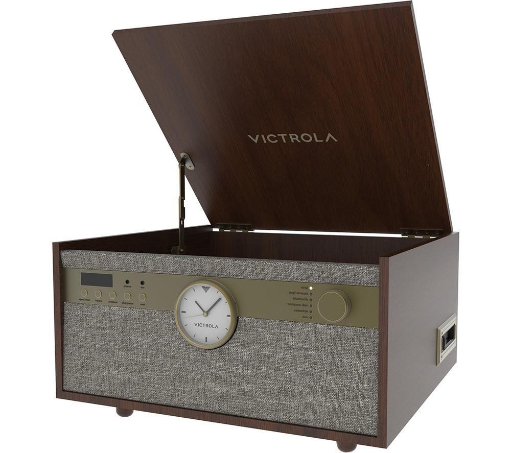 Victrola Century 6-in-1 Vinyl Record Player & Music Center - 3-Speed