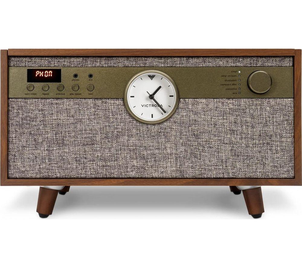 VICTROLA Century VTA-830SB Belt Drive Bluetooth Music Centre - Walnut image number 3 of 4