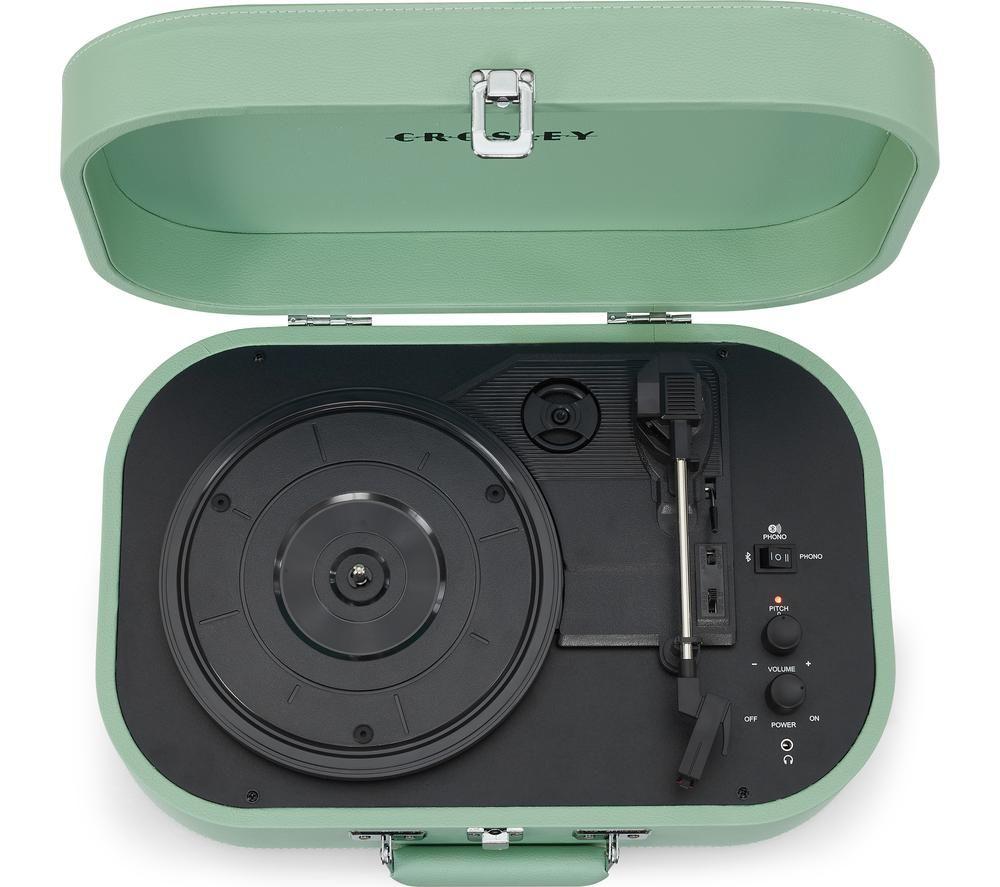 CROSLEY Discovery Belt Drive Bluetooth Turntable - Seafoam image number 3 of 7