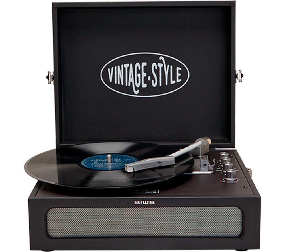 AIWA VPX-1971BK Belt Drive Bluetooth Turntable - Black image number 2 of 6