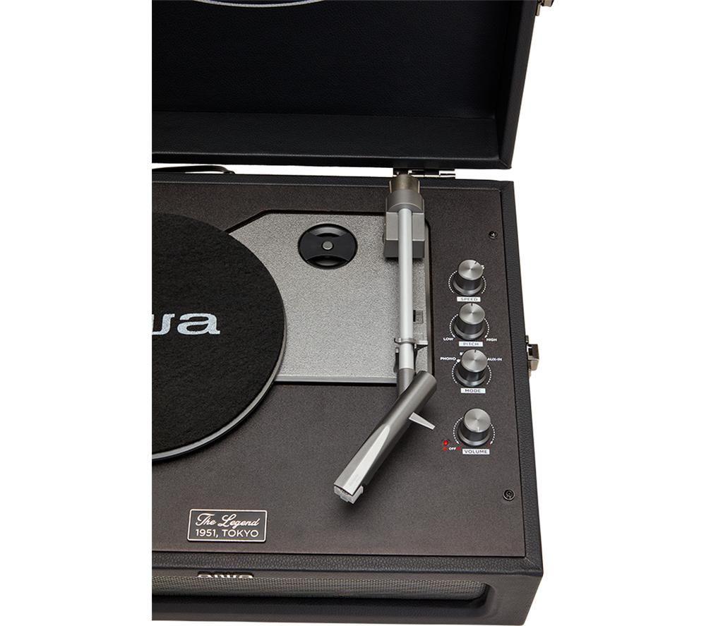 AIWA VPX-1971BK Belt Drive Bluetooth Turntable - Black image number 4 of 6