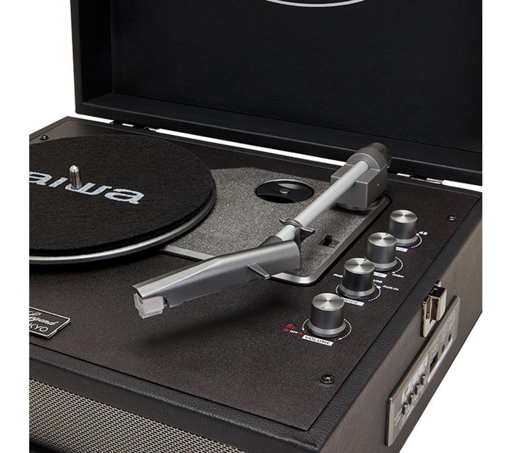 AIWA VPX-1971BK Belt Drive Bluetooth Turntable - Black image number 5 of 6