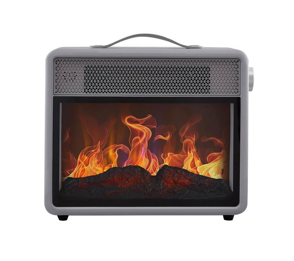 SWAN Retro SH27034 Flame Effect Heater - Grey