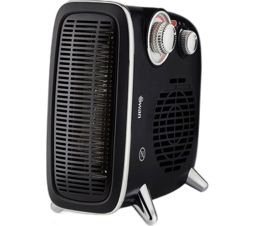 SWAN SH27020N Vertical Fan Heater - Black