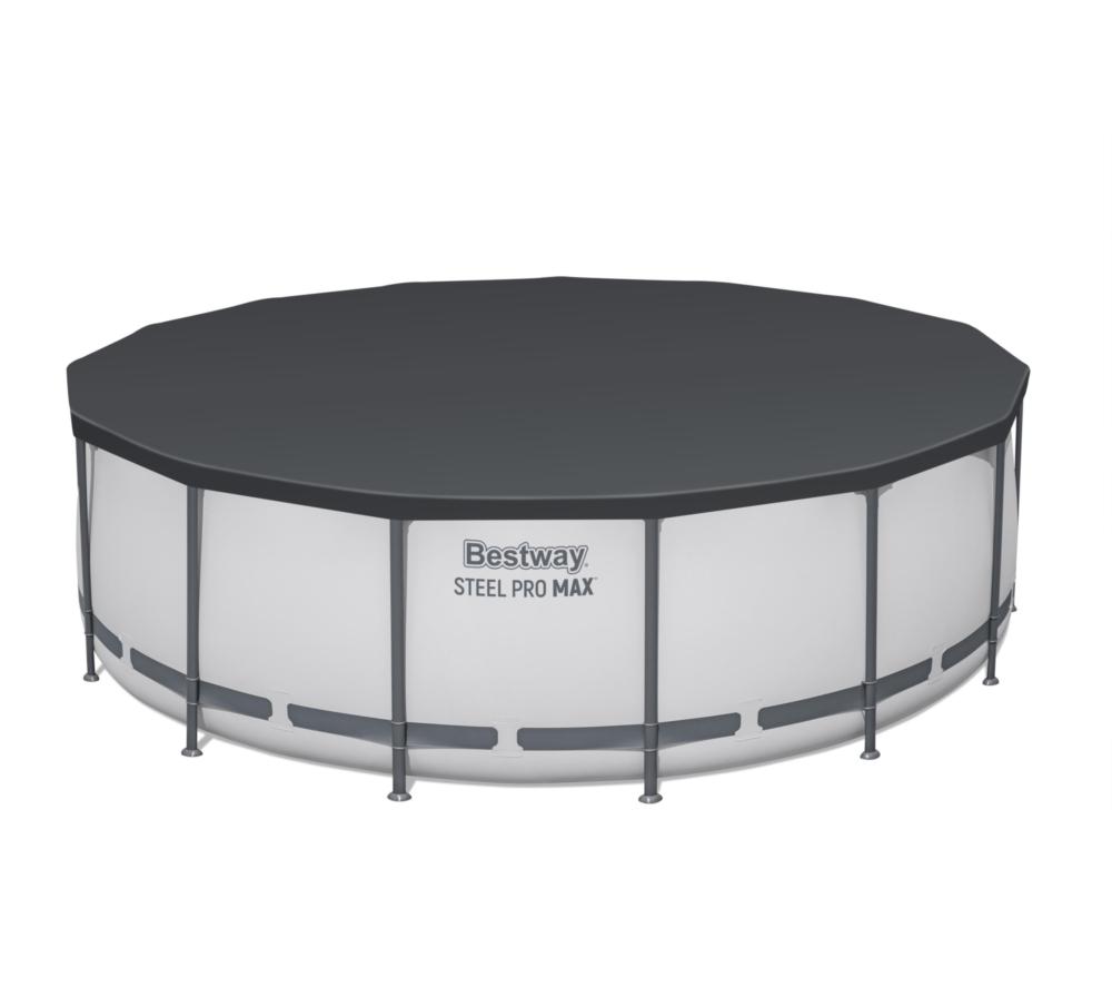 BESTWAY 15ft x 48" Steel Pro Frame BW56438GB-23 Round Swimming Pool - Grey image number 3 of 14