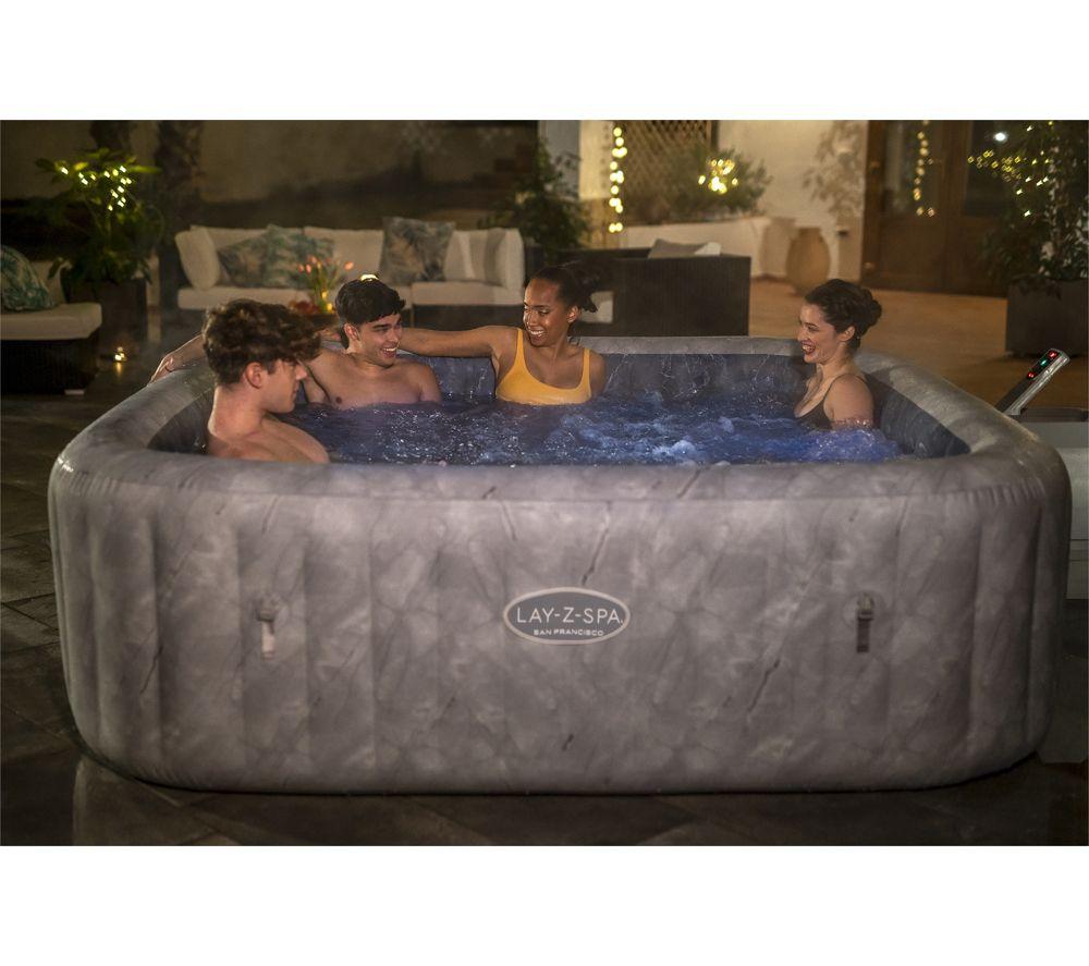 LAY-Z-SPA San Francisco HydroJet Pro Smart Inflatable Hot Tub image number 4 of 7
