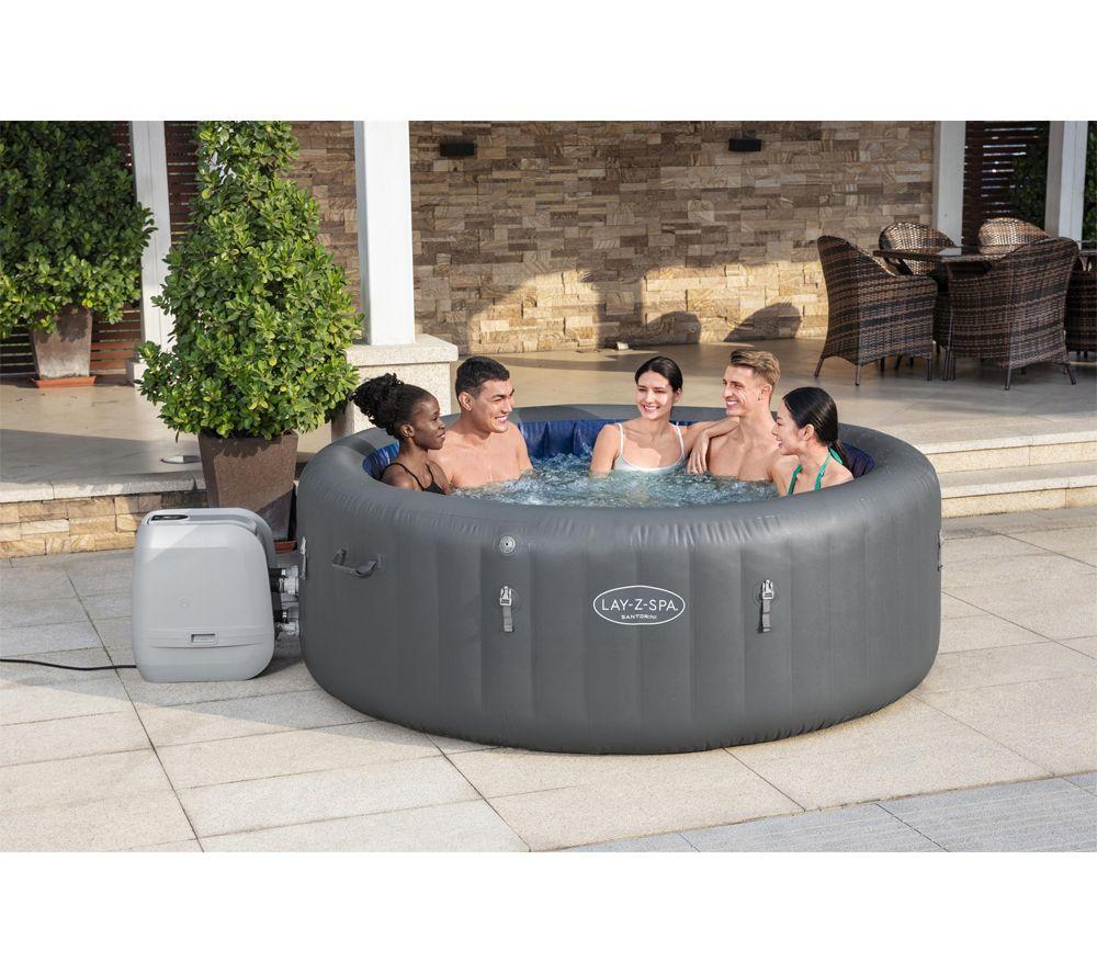 LAY-Z-SPA Santorini HydroJet Pro Inflatable Hot Tub image number 7 of 7