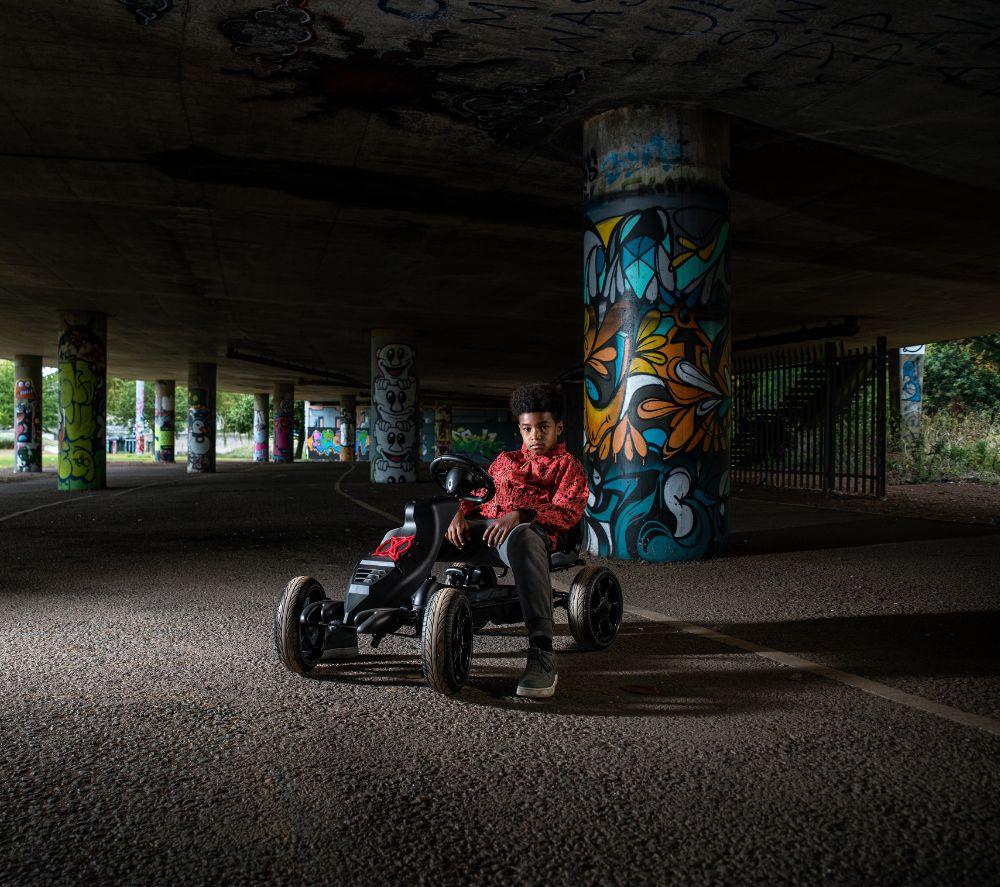 XOOTZ Venom TY6300 Kids' Go-Kart - Black & Red image number 3 of 7