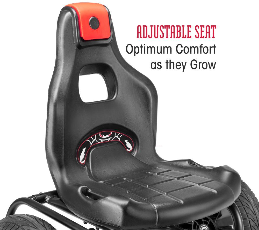 XOOTZ Venom TY6300 Kids' Go-Kart - Black & Red image number 5 of 7
