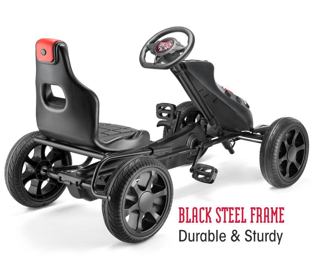 XOOTZ Venom TY6300 Kids' Go-Kart - Black & Red image number 6 of 7
