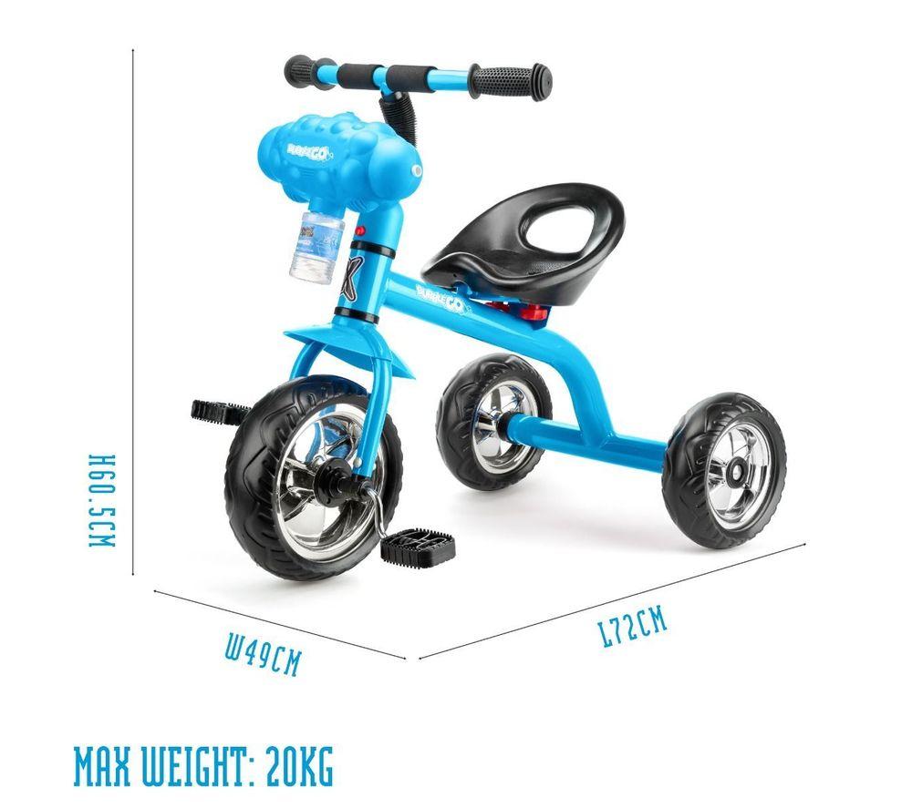 XOOTZ Bubble Go Trike Kids' Tricycle - Blue image number 7 of 7