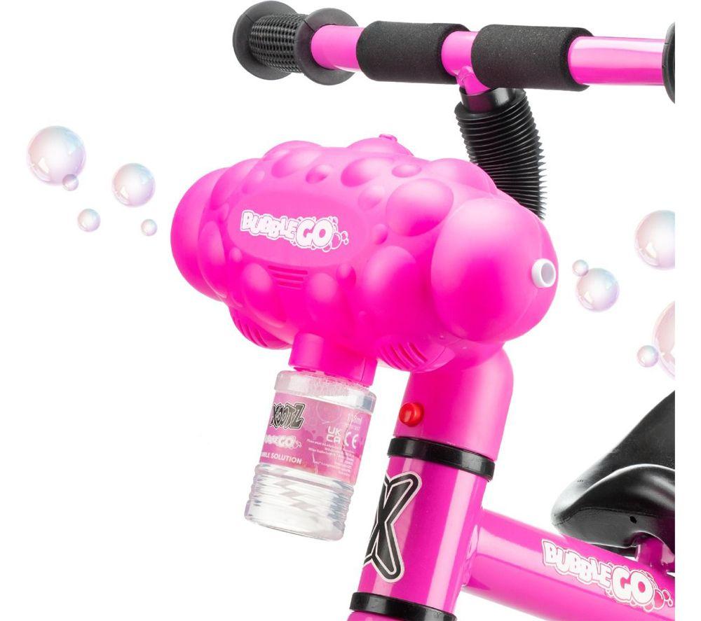 XOOTZ Bubble Go Trike Kids' Tricycle - Pink image number 2 of 6