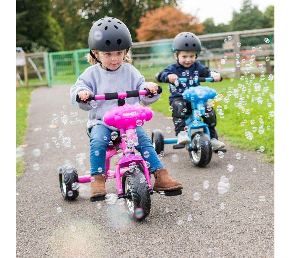 XOOTZ Bubble Go Trike Kids' Tricycle - Pink image number 4 of 6