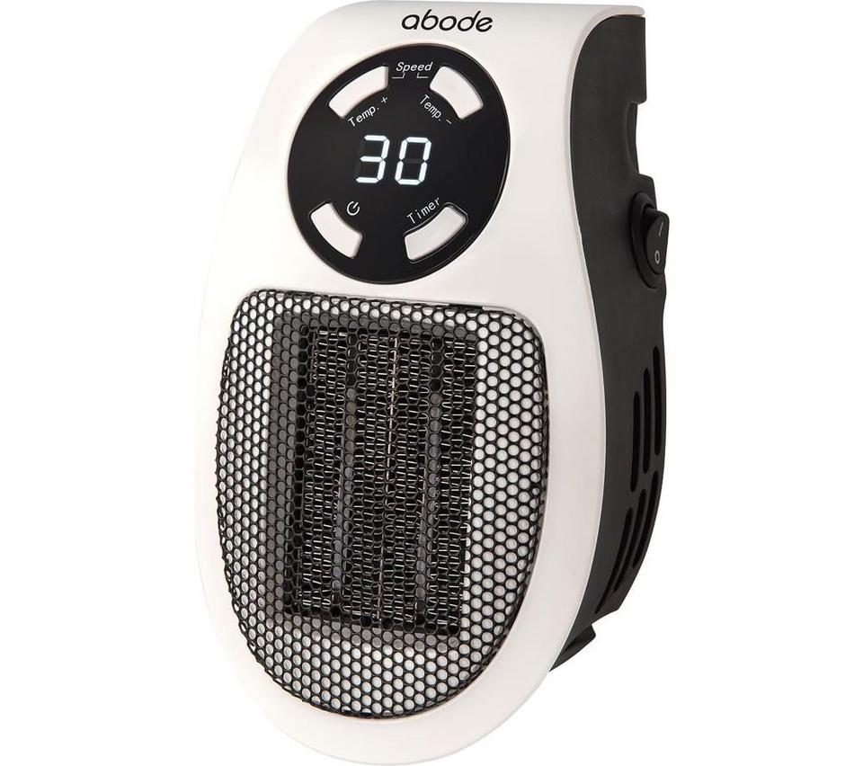 ABODE APH1001 Portable Plug-in Heater - White