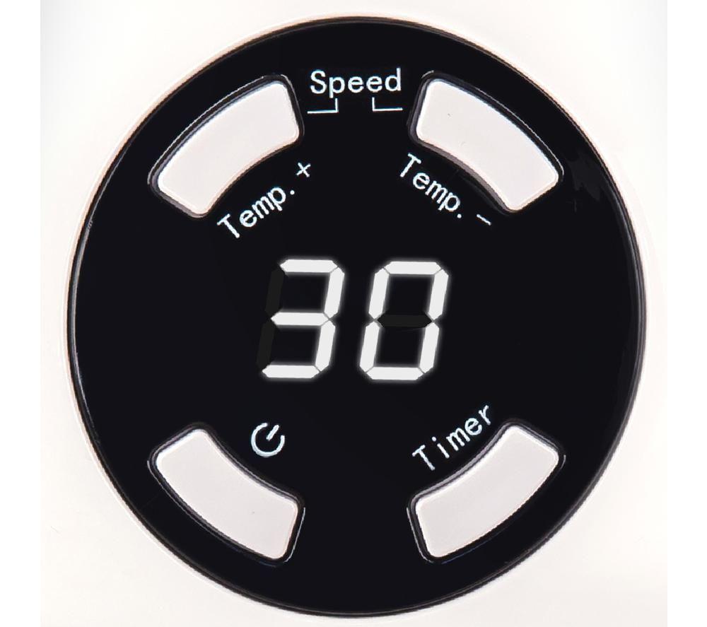 ABODE APH1001 Portable Plug-in Heater - White image number 2 of 3