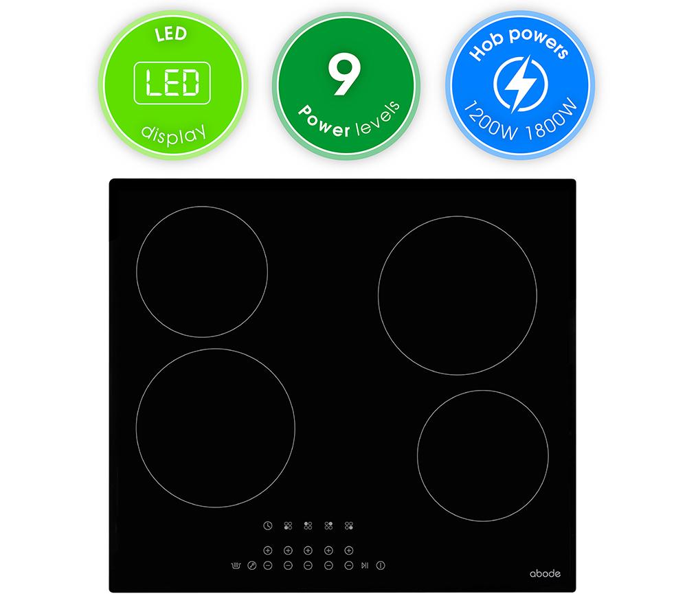 ABODE A60EH301B 59 cm Electric Ceramic Hob - Black image number 6 of 9
