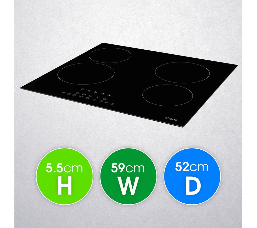ABODE A60EH301B 59 cm Electric Ceramic Hob - Black image number 7 of 9
