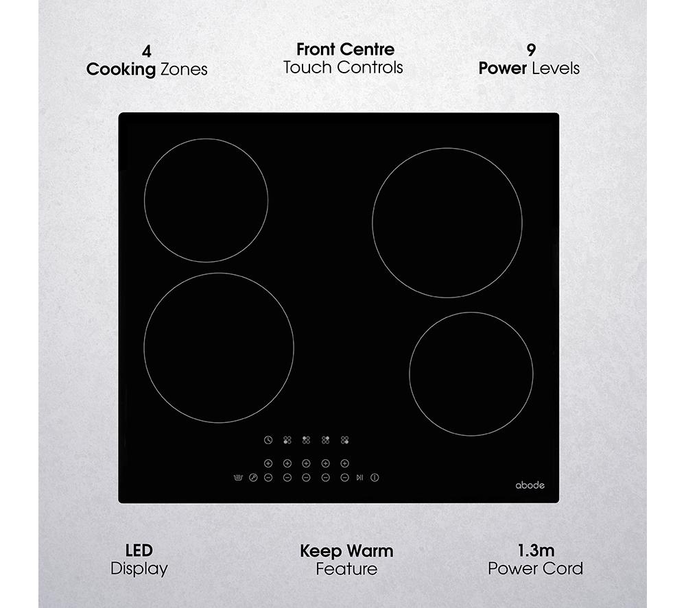 ABODE A60EH301B 59 cm Electric Ceramic Hob - Black image number 9 of 9