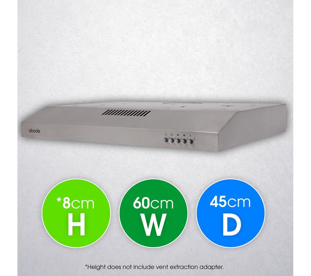 ABODE A60VSRCH0B1SS Visor Cooker Hood - Stainless Steel image number 8 of 12