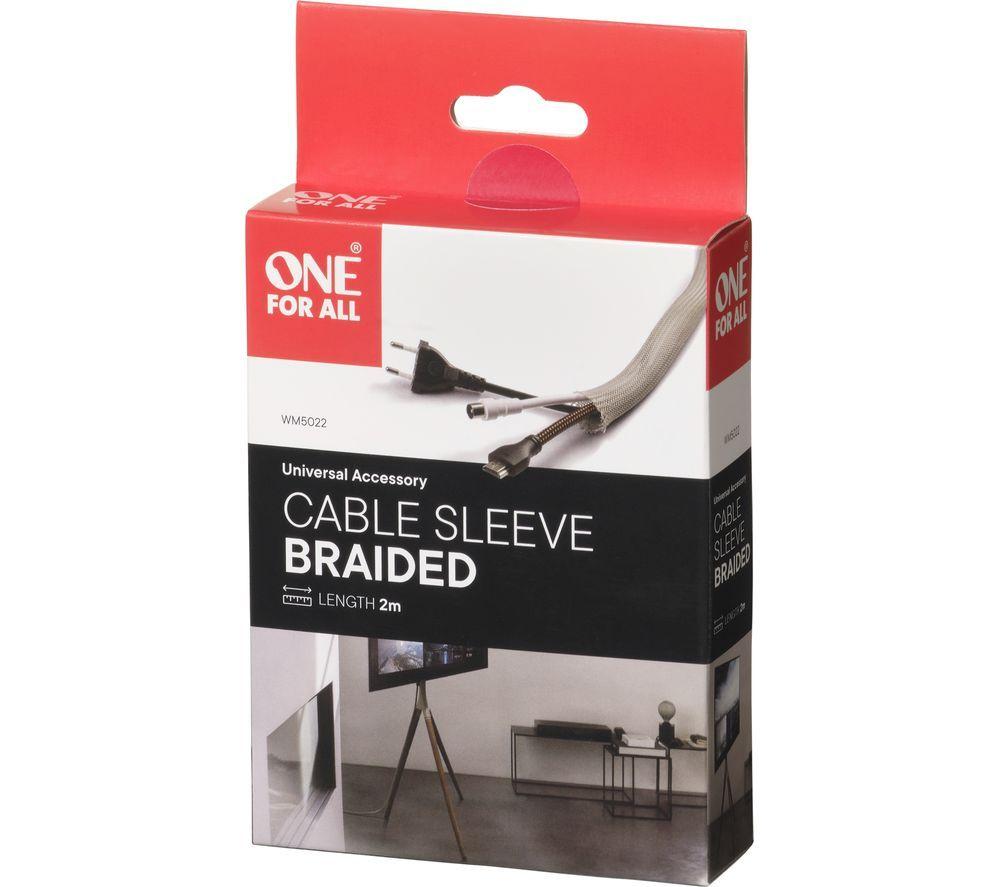ONE FOR ALL WM5022 Braided Cable Management Sleeve