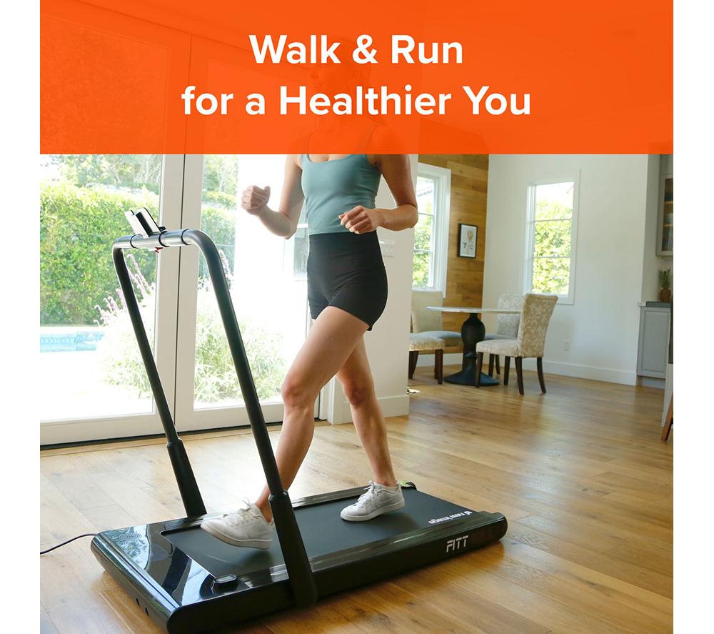 NEW IMAGE FITT Mill Smart Bluetooth Treadmill & Walking Pad - Grey image number 9 of 18