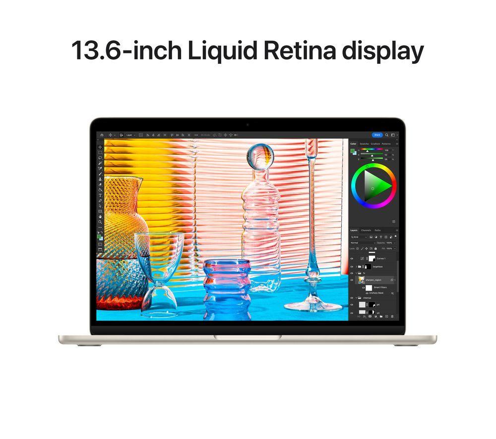 APPLE MacBook Air 13.6" (2022) - M2, 256 GB SSD, Starlight image number 5 of 22