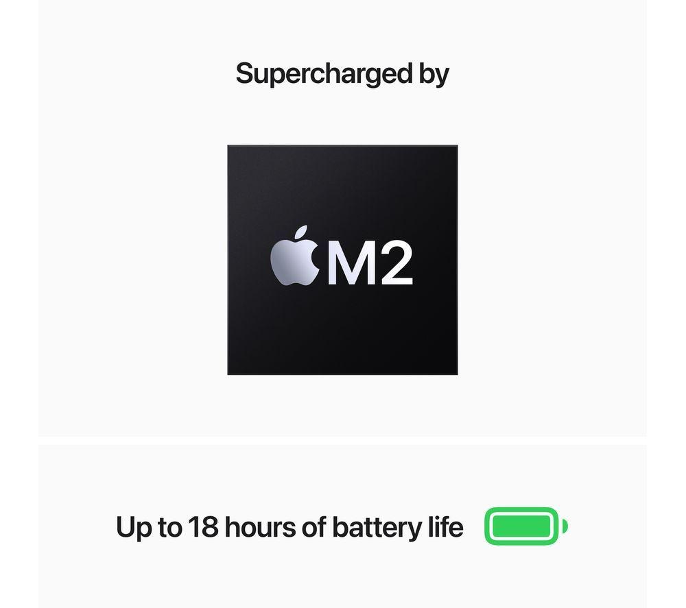 APPLE MacBook Air 13.6" (2022) - M2, 256 GB SSD, Starlight image number 14 of 22
