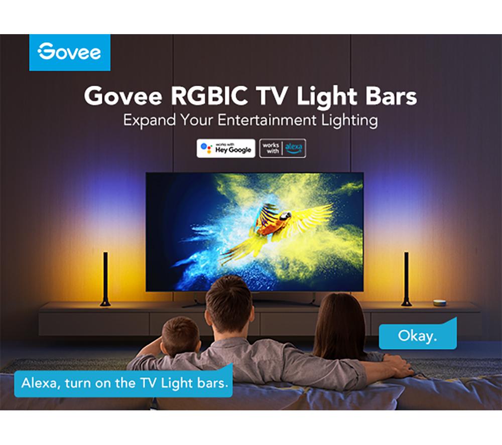 GOVEE H6046 RGBIC TV Light Bar for 45-70" TV - Twin Pack image number 3 of 10