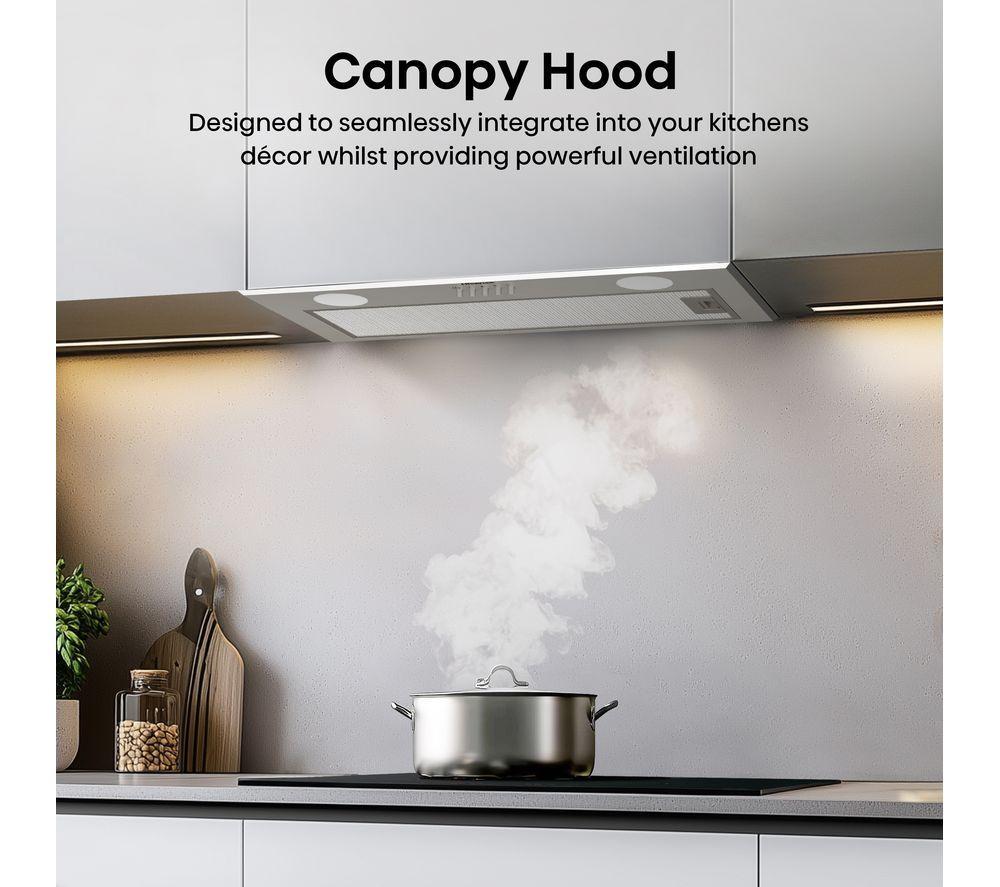 HISENSE CH6BI12BXUK Canopy Cooker Hood - Stainless Steel image number 3 of 15