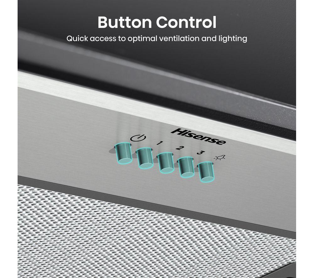 HISENSE CH6BI12BXUK Canopy Cooker Hood - Stainless Steel image number 6 of 15