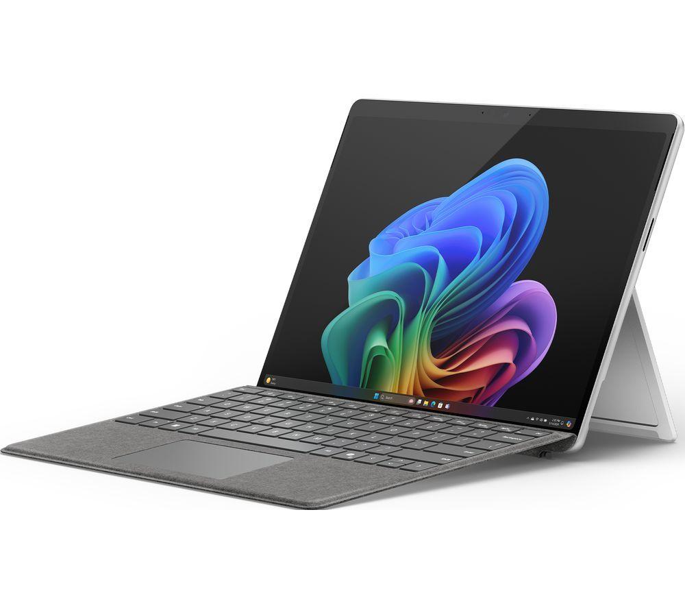 MICROSOFT 13" Surface Pro, Copilot+ PC - Snapdragon X Plus, 256 GB SSD, Platinum