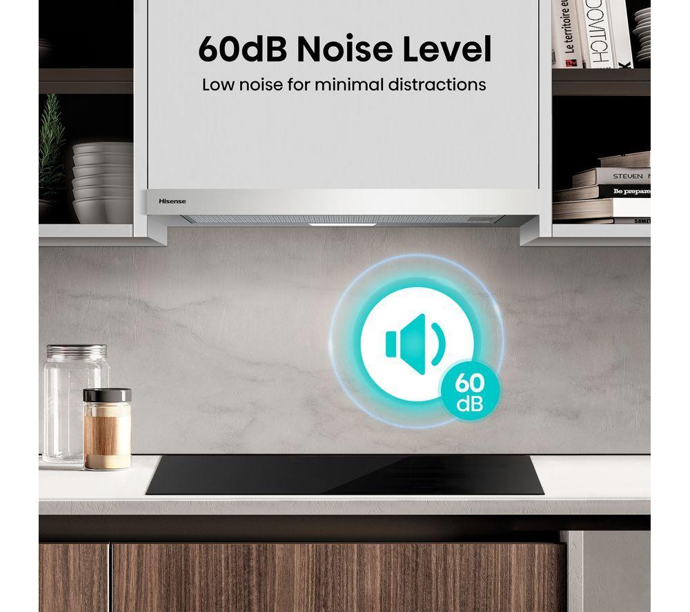 HISENSE CH6T10BXUK Telescopic Cooker Hood - Stainless Steel image number 10 of 15