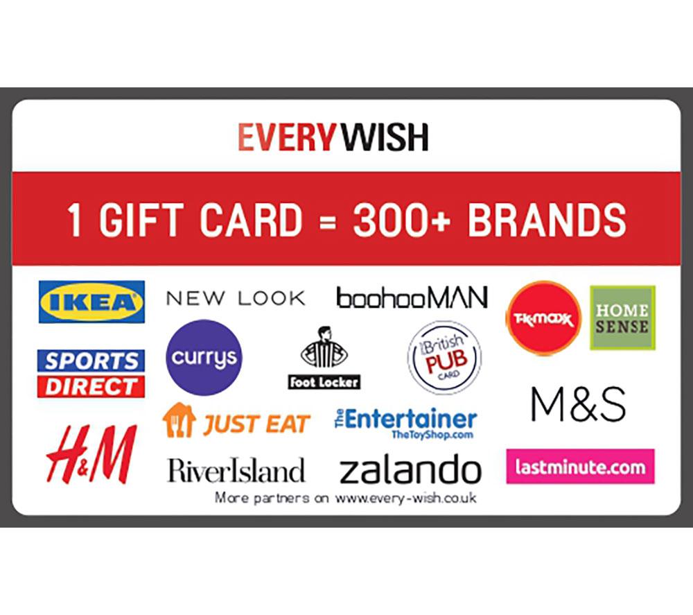 EVERYWISH Digital Gift Card - £