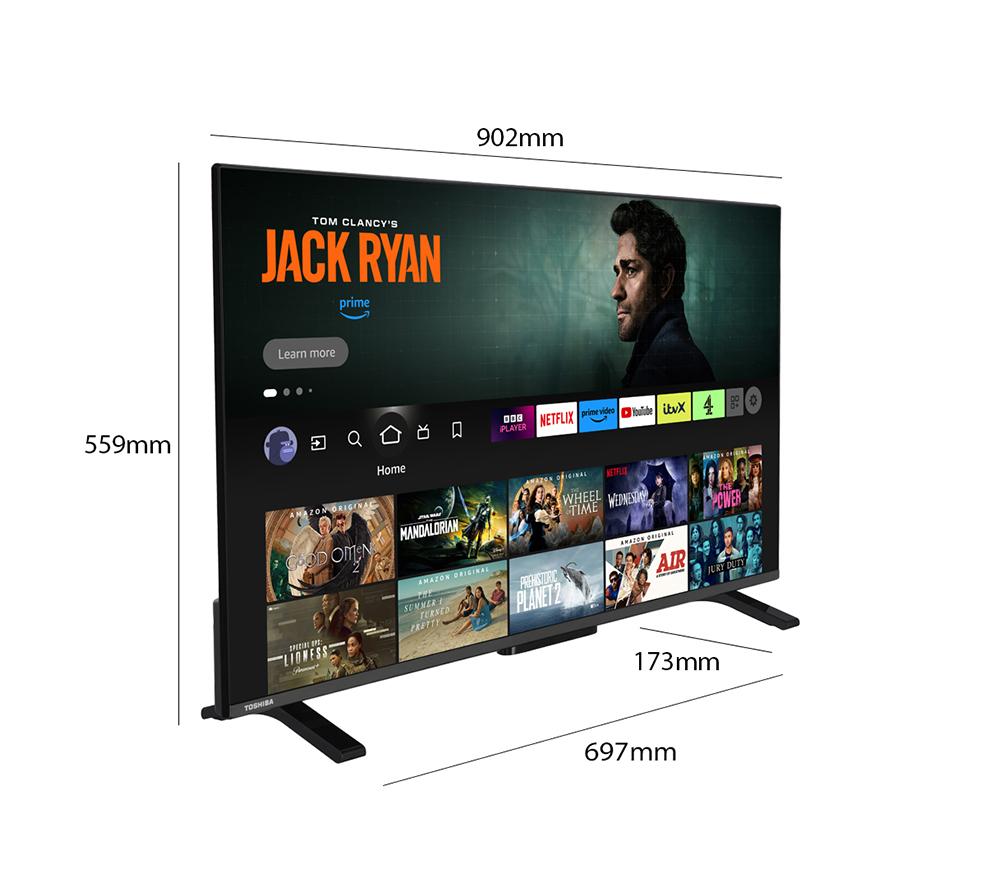 TOSHIBA Fire TV 40LF2F53DB 40" Smart Full HD HDR LED TV with Amazon Alexa