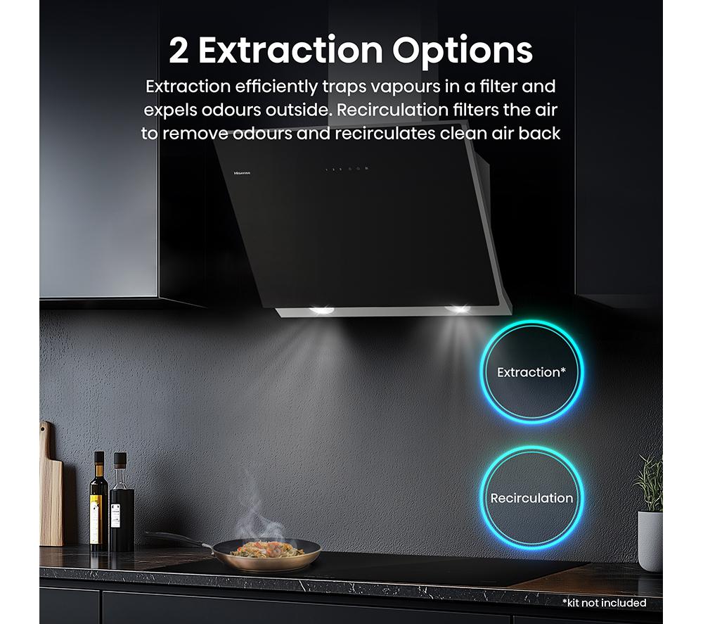 HISENSE CH6IN14BXBUK Chimney Cooker Hood - Stainless Steel image number 5 of 17