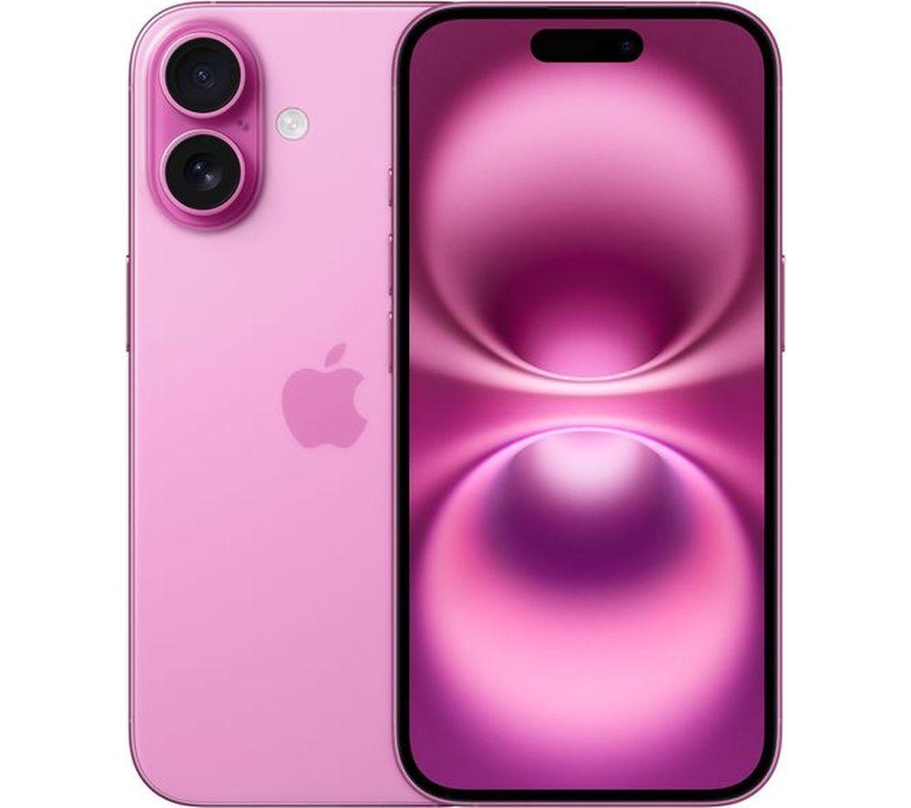 APPLE iPhone 16 (128 GB, Pink), Clear Case, Screen Protector & 20W USB Type-C Power Adapter Bundle image number 2 of 13