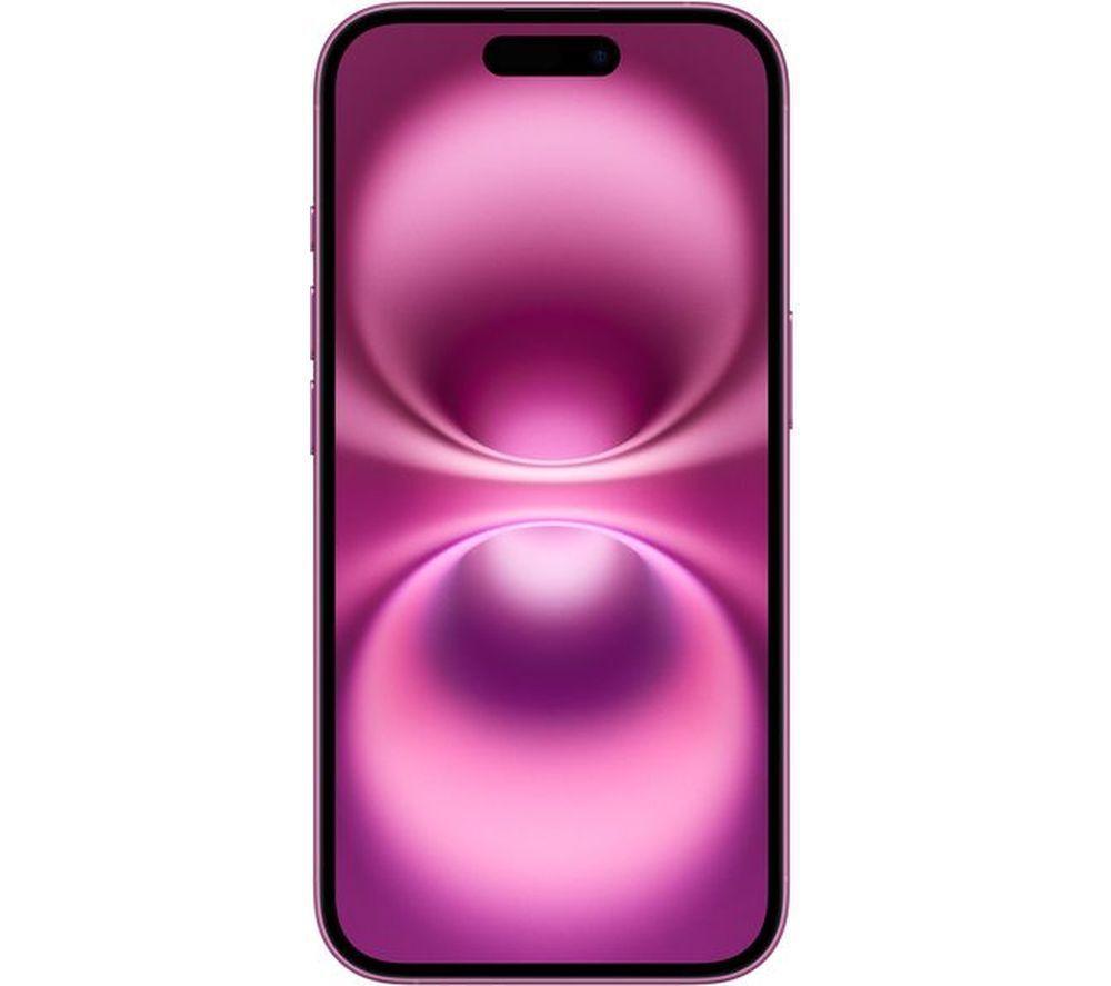 APPLE iPhone 16 (128 GB, Pink), Clear Case, Screen Protector & 20W USB Type-C Power Adapter Bundle image number 3 of 13