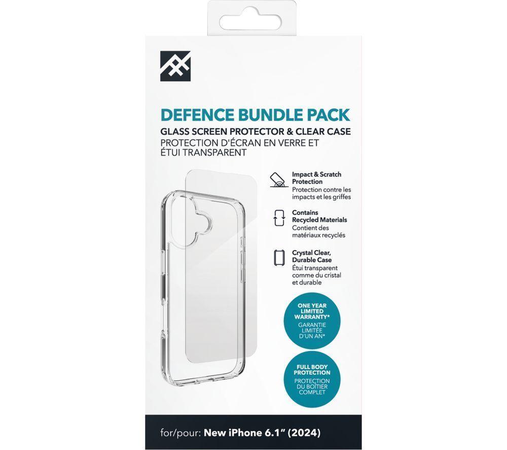APPLE iPhone 16 (128 GB, Pink), Clear Case, Screen Protector & 20W USB Type-C Power Adapter Bundle image number 7 of 13