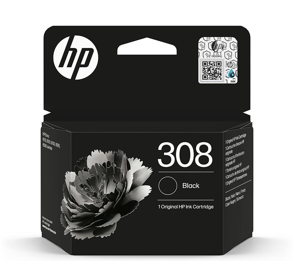 HP 308 Original Black Ink Cartridge