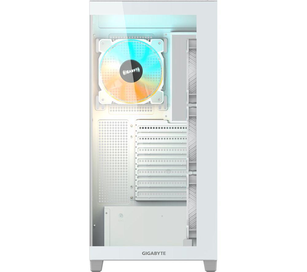 GIGABYTE Panoramic Stealth Ice GB-C500PI ST ATX Mid-Tower PC Case - White image number 8 of 8
