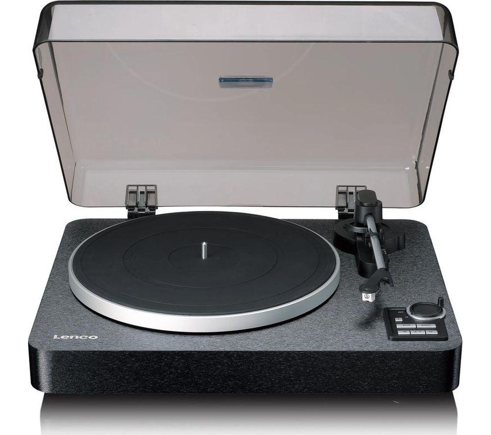 LENCO LBTA-165 Fully Automatic Belt Drive Bluetooth Turntable - Black image number 2 of 8