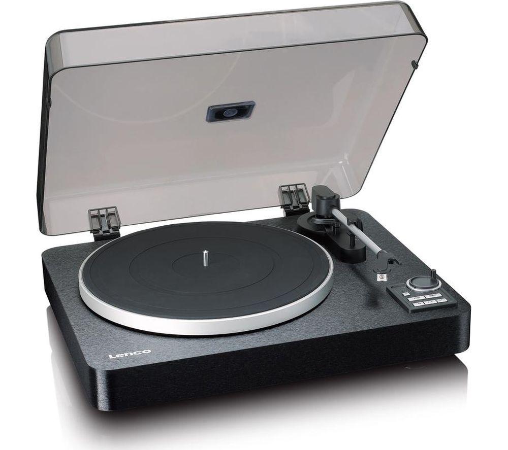 LENCO LBTA-165 Fully Automatic Belt Drive Bluetooth Turntable - Black image number 3 of 8